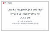 Disadvantaged Pupils Strategy (Previous Pupil Premium) · HLL PP students along with their non PP counterparts had significant negative P8 starting points across the 4 buckets especially