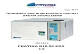 PRATIKA B ECO GB-R04 · 2017. 3. 22. · PRATIKA B ECO GB-R04 del 21.03.17 C:\Documenti\Settore dentale\Pratika B Eco 3 di 47 1. INTRODUCTION The machine described in this operation