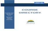 COURSE DIRECTORY - eduhsd.k12.ca.us of Study/2021...El Dorado Union DIRECTORY High School District Published by Educational Services January 2021 . 2021–22 COURSE DIRECTORY | iii