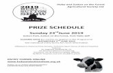 2019 2018 HUBY SUTTON SHOW · 2019. 4. 23. · Huby and Sutton on the Forest Agricultural Society Ltd PRIZE SCHEDULE Sunday 23rdJune 2019 Sutton Park, Sutton on the Forest, York YO61