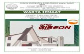 WARTA JEMAAT - gpibgibeon.or.id...WARTA JEMAAT 27 DESEMBER 2020 EDISI 41/XXXIII/2020 3 Selamat Datang MAJELIS JEMAAT GPIB Jemaat GIBEON Jakarta menyambut dengan penuh sukacita dan