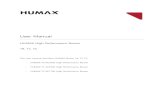 User Manual · 2018. 6. 15. · User Manual HUMAX High Performance Router T9, T7, T5 This user manual describes HUMAX Router T9, T7, T5. - HUMAX T9 AC2400 High Performance Router