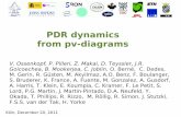 PDR dynamics from pv-diagrams - Universität zu Kölnossk/Documents/Pv... · Measure layering structure - example: NGC3603 Pillars at PDR fronts (HST, Brandner et al. 2000) cuts across