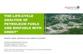 THE LIFE-CYCLE ANALYSIS OF PETROLEUM FUELS AND ......Fischer-Tropsch Jet Fuel Fischer-Tropsch Naphtha Hydrogen Natural Gas North American Non-North American Shale gas Coal Surface