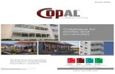 Copal - catalogue of profiles and accessories 2020 · 2020. 9. 22. · Producent: Copal Sp. z o.o ul. Sikorskiego 78 Copal framed glazing - profiles 64-980 Trzcianka POLAND tel 0048