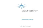 Agilent OpenLAB Server and OpenLAB ECM XT Administration Guide · 2020. 4. 27. · OpenLAB ECM XT Hardware and Software Requirements Guide 3 Contents About This Guide 5 OpenLAB ECM