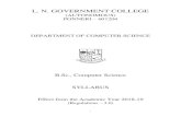 B.Sc DEGREE COURSE IN COMPUTER SCIENCE 1lngovernmentcollege.com/wp-content/uploads/2021/01/B.Sc...B.Sc DEGREE COURSE IN COMPUTER SCIENCE SYLLABUS SEMESTER – 1 MAJOR THEORY - 1 Text