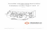 Assembly and operating instructions · 2019. 3. 31. · FRIEDRICH Schwingtechnik GmbH - 7 - TK-Assembly and operating instructions UE…F16-17-R4-190328DA_GB Each FRIEDRICH Schwingtechnik
