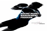 BOXING INJURY MANAGEMENT PROGRAMboxingontario.com/wp-content/uploads/Inj_Prgm_singlepage... · 2020. 12. 4. · Boxing is a highly competitive, physically and mentally demanding sport.