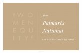 Palmarès National · 2020. 2. 19. · WMEN EY PRGRAM Gender Balance in Economic Leadership for Sustainable Growth in Europe WMEN EY PRGRAM Gender Balance in Economic Leadership for