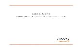 SaaS Lens - AWS Well-Architected Framework...The AWS Well-Architected Framework is based on ﬁve pillars: operational excellence, security, reliability, performance eﬃciency, and