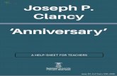 ‘Anniversary’ · 2020. 9. 8. · SECTION 2 Title. ‘Anniversary’ comes from Joseph P. Clancy’s 1984 poetry collection The Significance of Flesh. Many of the poems in this
