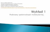 Prof. Dr Halina Abramczyk Technical University of Lodz ...mitr.p.lodz.pl/raman/wiki-1.pdfNiektóre dielektryki cechują się złożoną budową. Wówczas wyrażenie opisujące Rozchodzenie