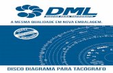 DML Discos para Tacógrafos - a mesma quALIdade em nova … · 2019. 10. 8. · CX IND.: 100 Discos de 24 horas DML - 004 DIÁRIO Disco Diagrama 24 horas Escala: 140 Km/h Divisões: