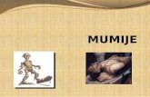 MUMIJE - Dijaski.net · 2019. 6. 3. · NAJSTAREJŠE MUMIJE Najstarejše namerno izdelane mumije na svetu so mumije civilizacije Činčoro na območju današnjega severnega Čila.