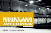 KRISTJÁN - Frydenlund · 2015. 12. 2. · 3 Kristján Ingimarsson kommer fra en lille by i det nordlige Island. Der var kun et teater i byen, hvor de spillede klas-siske forestillinger.