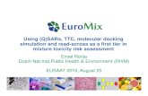 Using (Q)SARs, TTC, molecular docking simulation and read … · 2016. 9. 8. · Using (Q)SARs, TTC, molecular docking simulation and read-across as a first tier in mixture toxicity