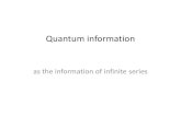 Quantum information - WordPress.com · 2015. 3. 20. · hidden variables in quantum mechanics (Neumann 1932; Kochen, Specker 1968) demonstrate that the mathematical formalism of quantum