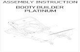 BOOTY BUILDER PLATINUM · 2019. 3. 28. · Booty Builder - Pas Booty Builder tapicerki IRON PARADISE 260 1 261 1 Pas tapicerki Booty Builder ASSEMBLY INSTRUCTION Page 4 STEP 2 8 9