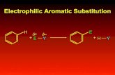 Electrophilic Aromatic Substitution - UNAMdepa.fquim.unam.mx/amyd/archivero/SEA1_21979.pdfnitration, sulfonation, halogenation, Friedel-Crafts alkylation, and Friedel-Crafts acylation