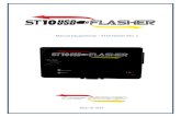 Manual Equipamento ST10 Flasher Rev. 1 - Chiptronic · Manual Equipamento – ST10 Flasher Rev. 1 Introdução: Equipamento para leitura e programação das centrais de injeção