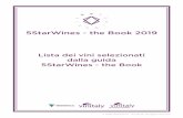 5StarWines - the Book 2019 · macarico vini di cdn iwt s.r.l. - rionero in vulture (pz) punteggio 91 aglianico del vulture doc vino biologico “colignelli” 2015 az. agr. francesco
