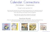 October ~ Explorers - Homesteadlapbooksbycarisa.homestead.com/Explorers_Calendar...Calendar Connections October ~ Explorers Target Level: grades 3-6 The facts are created at a more