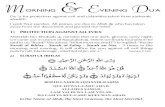 M EVENING DU`A - ...Surah al Ikhlas - Surah al Falaq - Surah an Nas - 3 times in the morning and evening. It will suffice for you against all evil things (witchcraft, blackmagic, mischief