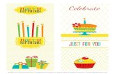 Happy Celebrate Birthday BirthDay... · 2017. 10. 14. · Birthday Happy * Celebrate JUST For You Birthday Happy WL5100 | For Personal Use Only | Designed exclusively for World Label