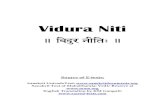 Vidura Nitilibrary.bjp.org/jspui/bitstream/123456789/70/1/Vidura... · 2016. 10. 31. · Vidura Niti 3 wisdom, our lord the mighty king desireth to see thee.' । ॥ ३॥ Thus