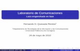 Laboratorio de Comunicaciones - OpenCourseWare UPCT...Laboratorio de Comunicaciones Lazo enganchado en fase Fernando D. Quesada Pereira1 1Departamento de Tecnologías de la Información