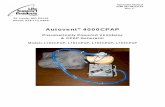 Autovent 4000CPAP - Global Medical Solutions...Autovent® 4000CPAP Pneumatically Powered Ventilator & CPAP Generator Models L760CPAP, L761CPAP, L762CPAP, L763CPAP Operation Manual