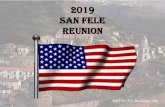 2019 San Fele Reunion Fele Reunion 2019 final...Daniel J. Sisti Son of Sebastian Sisti & Rosa Tronolone US Navy – World War 1 Anthony Tauriello Son of Donato Tauriello & Maria G.