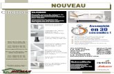 NOUVEAU - BIEMAR BOIS · 2014. 12. 26. · CLICBOX Nouvelle gamme de caissons de cuisine avec la technologie brevetée révolutionnaire UNICLIC pour mobilier. Vous permet de clipser
