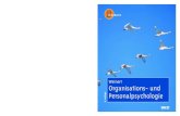 Organisations- und Personalpsychologie · 2015. 9. 12. · modernes Lehrbuch müssen dem Rechnungtragen. Wie werden die „klassischen Kernthemen der Organisations- und Personalpsychologie
