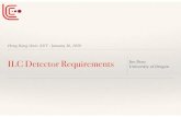 ILC detector req brauias.ust.hk/program/shared_doc/2020/202001hep/workshop/exp/2020… · ILC Detector Requirements. J. Brau - Hong Kong Univ. S&T - 16 January 2020. ILC Physics.