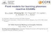 Fluid models for burning plasmas: reactive EGAMs · 2017. 9. 18. · Reactive EGAM Two-stream instabilities Dissipative EGAM Bump-on tail instabilities . Cold beam Gentle slope .