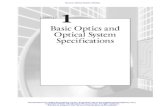 Basic Optics and Optical System Sp 2013. 5. 18.¢  Basic Optics and Optical System Specifications of