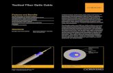 Tactical Fiber Optic Cable - Corning Inc. · 2015. 10. 7. · (36 lb/1000 ft) Tactical Fiber Optic Cable Family Spec Sheet 0109_NAFTA_AEN Page 2 | Revision date 2015-10-07 . Chemical