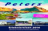Erlebnisreisen 2016 - Reisebüro Peters GmbHüro-peters.de/upload/12734029-Katalog...Erlebnisreisen 2016 Reisebüro Peters GmbH • Werner-von-Siemens-Str. 8 • 59348 Lüdinghausen