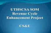 No money. No mission.uthscsa.edu › cpshp › CSEProject › UTHSCSA SOM Revenue...Revenue Cycle Enhancement Should Never Stop! •UHS Revenue Cycle Enhancement •Already in Place