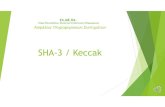 SHA-3 / Keccak · 2017. 11. 10. · Use of Keccak for Integrity Verification (sample application) uA proposed solution could implements two main operations. uAt the initialization