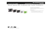 Red spot fuse holders datasheet 10024...Technical Data 10024Effective October 2017 Supersedes February 2017 Product description Eaton’s Bussmann® series Red Spot British standard