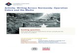 Activity: Writing Across Normandy: Operation Cobra and the ... Across...Activity: Writing Across Normandy: Operation Cobra and the Media 3 Photograph, U.S. Maritime Commission, Bird's-eye