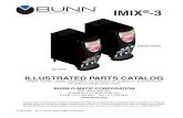 parts, IMIX-3 Illustrated Parts Catalog2 37509.2 031314 BUNN-O-MATIC COMMERCIAL PRODUCT WARRANTY Bunn-O-Matic Corp. (“BUNN”) warrants equipment manufactured by it as follows: 1)