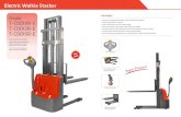 Electric Walkie Stacker · PDF file 2020. 6. 1. · Electric Walkie Stacker Suit for low level stacking and short distance transportation. Stacker with small turning radius which is