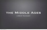 the Middle Agesmrwasson.weebly.com/uploads/8/3/6/7/8367693/middle_ages.pdf · 2020. 1. 31. · the Middle Ages A Brief Summary Thursday, 29 August, 13. Feudalism & the Feudal Relationship