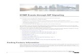 DTMF Events through SIP SignalingFeature Information for DTMF Events through SIP Signaling Cisco Unified Border Element Protocol-Independent Features and Setup Configuration Guide,