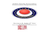 AJKA-I Karate Association Examination Requirementsajka-i.com/.../2016/02/American-JKA-Karate-Association-Exam-2015-LB… · Sho-Dan Exam Requirement A: Kata 1, The examiner selects