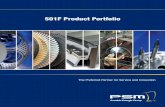 501F Product Portfolio - PSM · 2020. 11. 9. · with the outer combustor flame structure looking like an annular “sheet of flame” around the inner combustor. At low loads, the